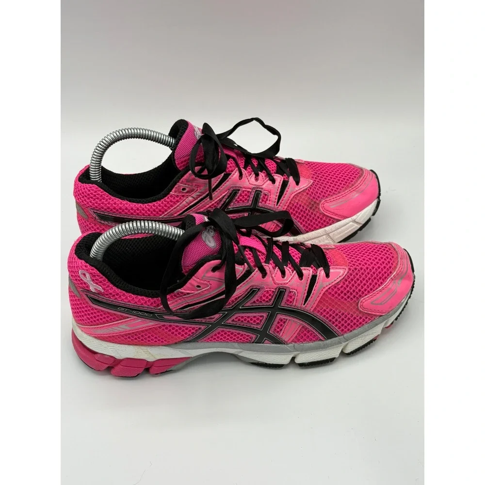 ASICS GT-1000 PR Breast Cancer Pink Ribbon Running Shoes Women's 8.5 T2N5N